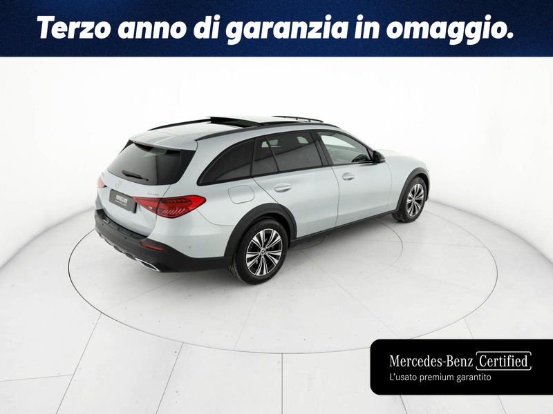 Mercedes Classe C SW sw all-terrain 220 d mhev premium 4matic auto ibrido argento