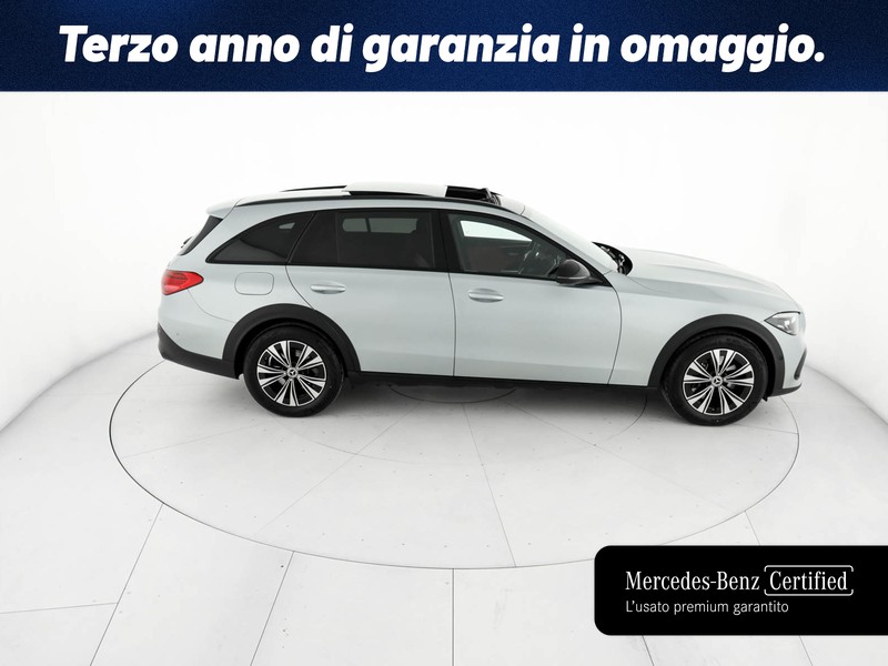 Mercedes Classe C SW sw all-terrain 220 d mhev premium 4matic auto ibrido argento