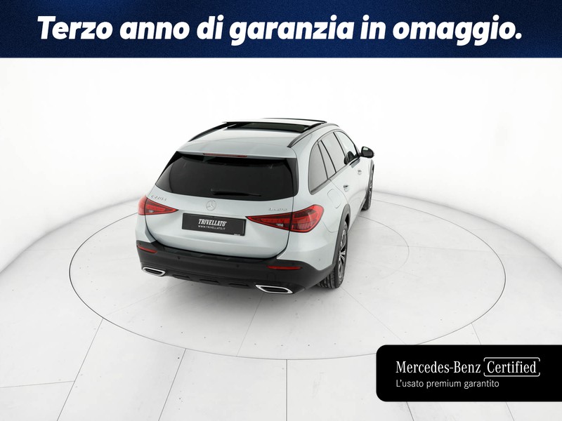 Mercedes Classe C SW sw all-terrain 220 d mhev premium 4matic auto ibrido argento