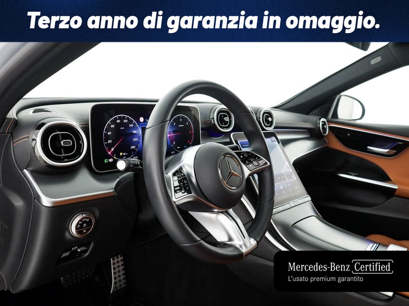 Mercedes Classe C SW sw all-terrain 220 d mhev premium 4matic auto ibrido argento