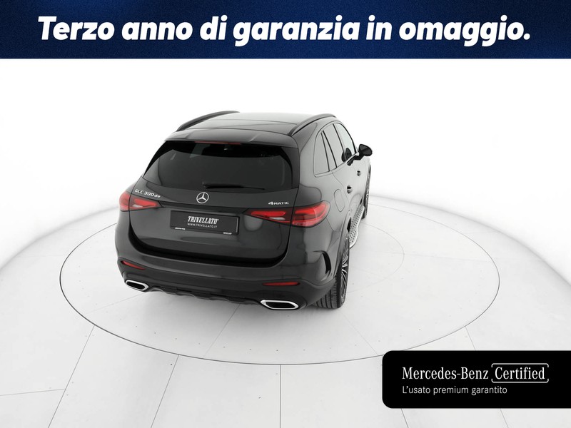 Mercedes GLC 300 de phev advanced plus 4matic auto ibrido argento