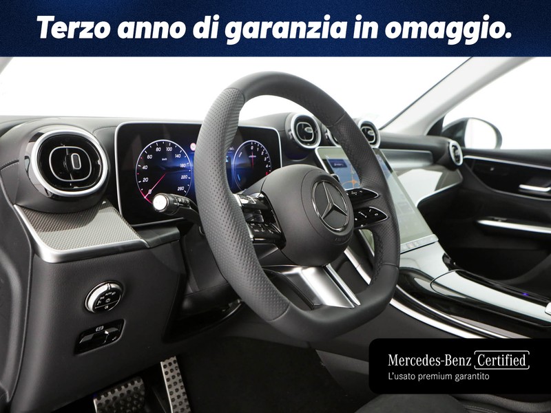 Mercedes GLC 300 de phev advanced plus 4matic auto ibrido argento