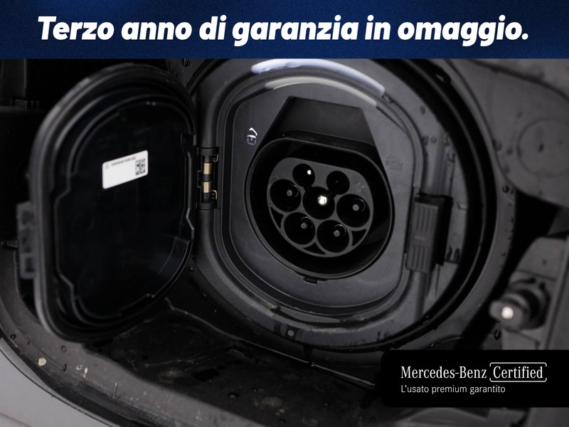 Mercedes GLC 300 de phev advanced plus 4matic auto ibrido argento