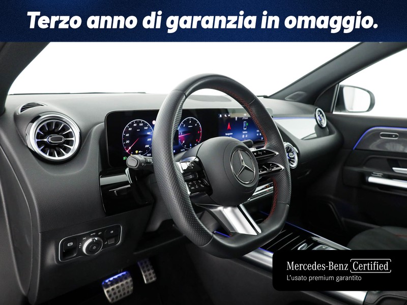 Mercedes GLA 180 d amg line advanced plus auto diesel bianco