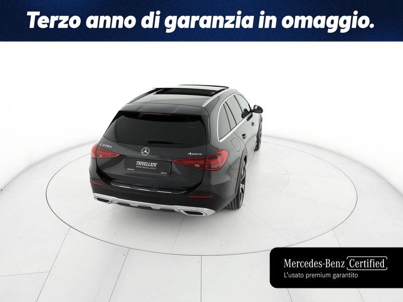 Mercedes Classe C SW sw all-terrain 220 d mhev premium 4matic auto ibrido grigio