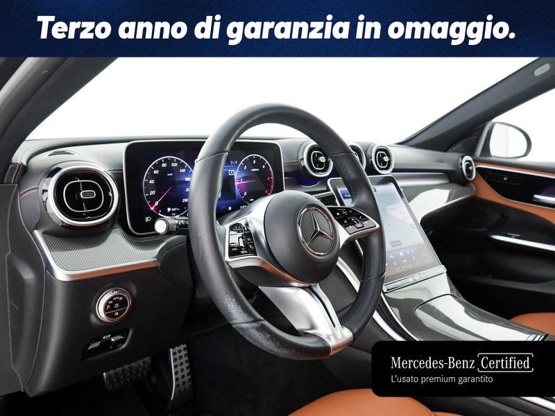 Mercedes Classe C SW sw all-terrain 220 d mhev premium 4matic auto ibrido grigio