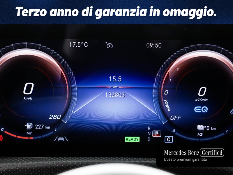 Mercedes Classe A 250 e phev (eq-power) sport auto ibrido nero