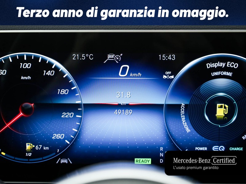 Mercedes GLE gle 300 d mhev premium 4matic auto ibrido bianco