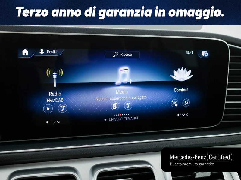 Mercedes GLE gle 300 d mhev premium 4matic auto ibrido bianco