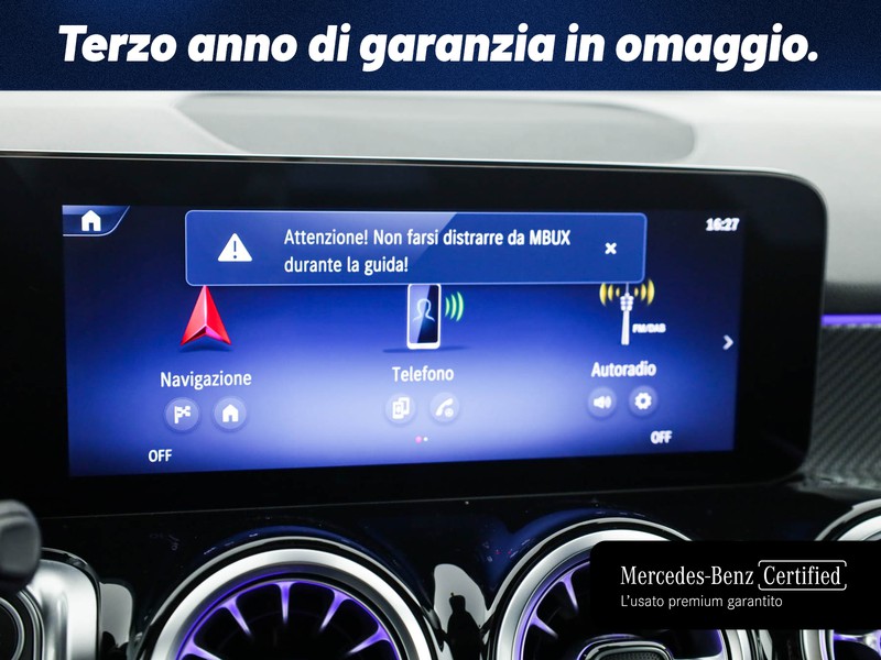 Mercedes GLB 180 d amg line advanced plus auto diesel nero