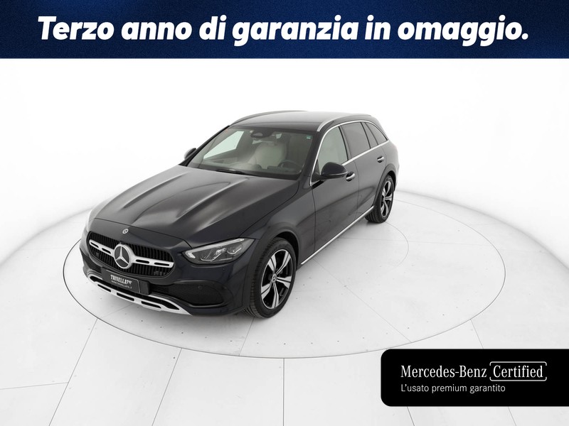 Mercedes Classe C SW sw all-terrain 220 d mhev premium plus 4matic auto ibrido blu/azzurro