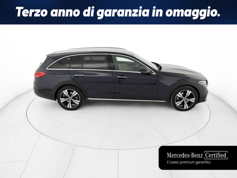 Mercedes Classe C SW sw all-terrain 220 d mhev premium plus 4matic auto ibrido blu/azzurro