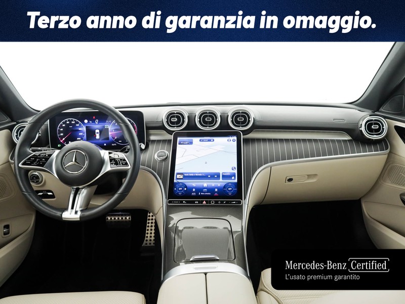 Mercedes Classe C SW sw all-terrain 220 d mhev premium plus 4matic auto ibrido blu/azzurro