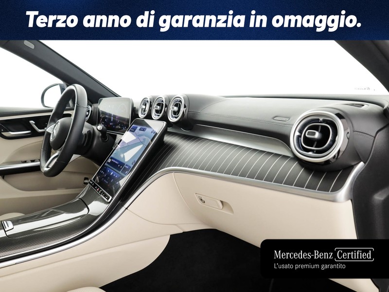 Mercedes Classe C SW sw all-terrain 220 d mhev premium plus 4matic auto ibrido blu/azzurro