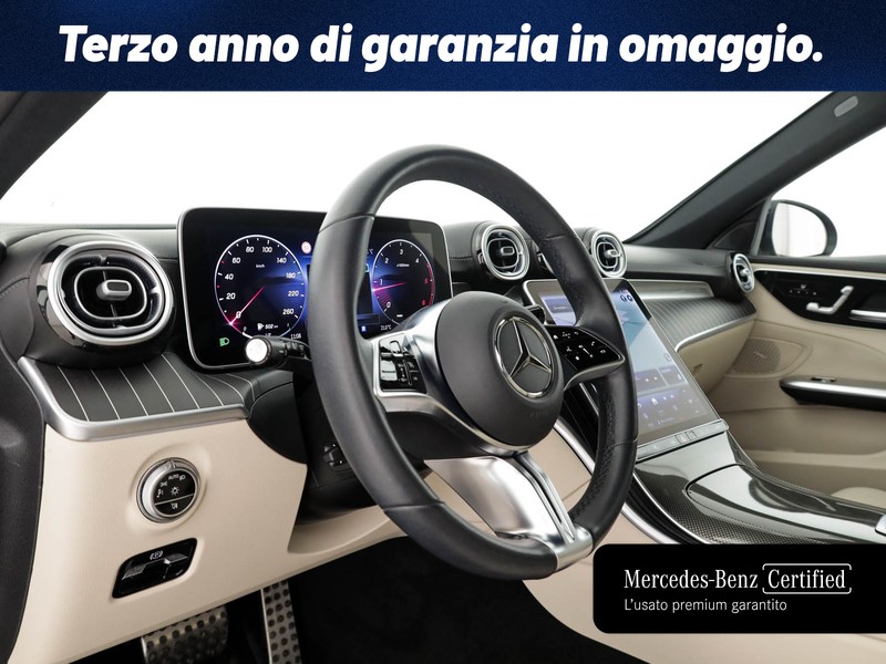 Mercedes Classe C SW sw all-terrain 220 d mhev premium plus 4matic auto ibrido blu/azzurro