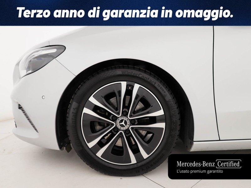 Mercedes Classe B 200 d progressive advanced plus auto diesel argento