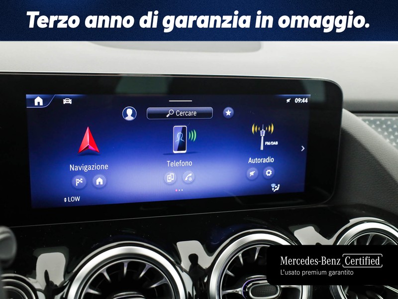 Mercedes Classe B 200 d progressive advanced plus auto diesel argento