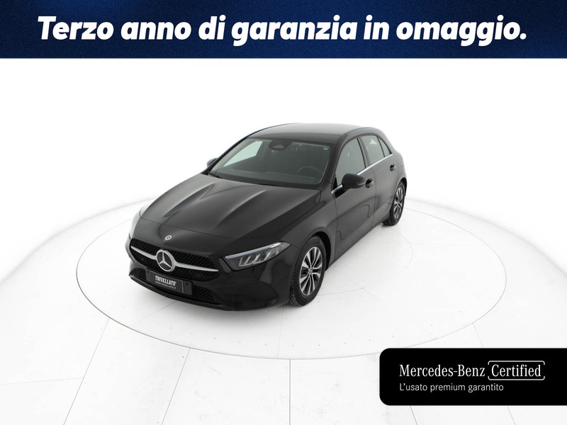 Mercedes Classe A 180 d advanced auto diesel nero
