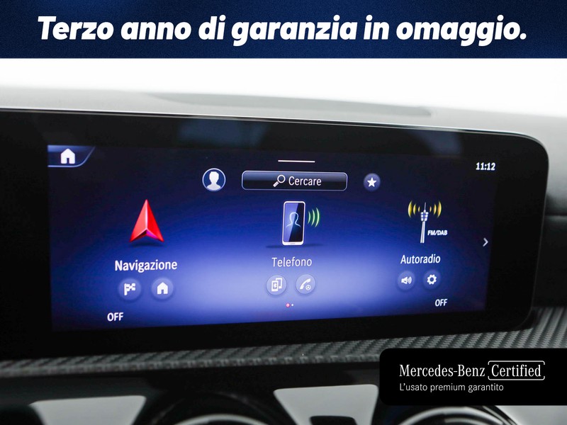 Mercedes Classe A 180 d advanced auto diesel nero