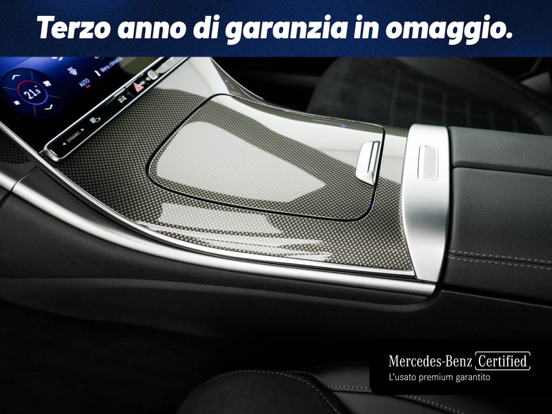 Mercedes Classe C SW sw 300 d mhev amg line advanced plus auto ibrido nero