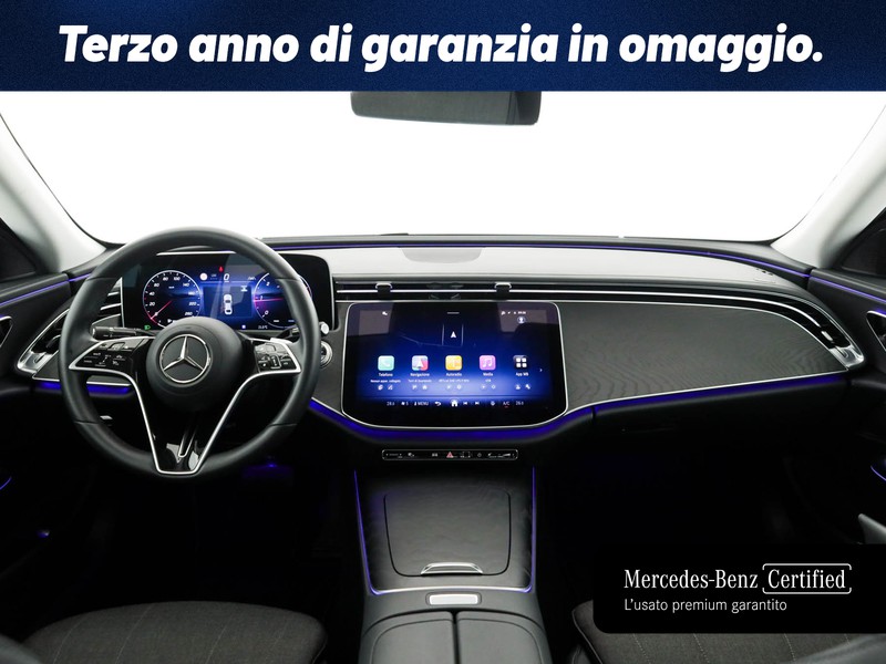 Mercedes Classe E Berlina 200 d advanced auto ibrido nero