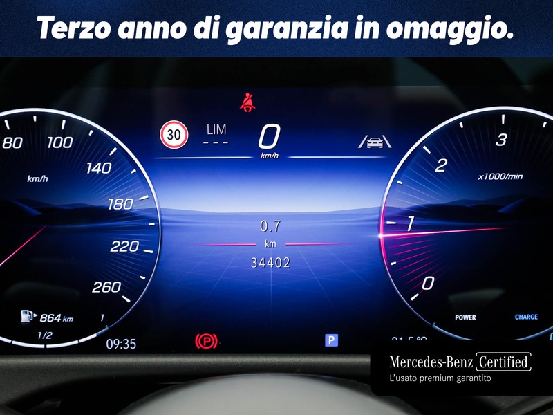 Mercedes Classe E Berlina 200 d advanced auto ibrido nero