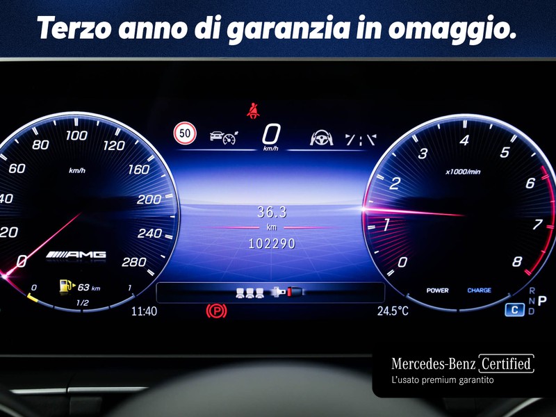 AMG GLE amg 53 amg line premium plus 4matic+ auto ibrido grigio