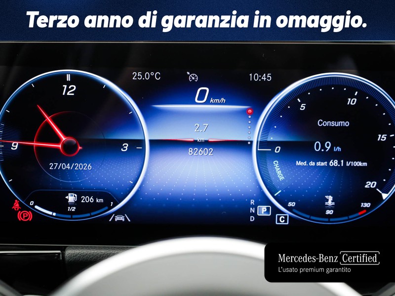 Mercedes GLA 200 d sport plus auto diesel bianco