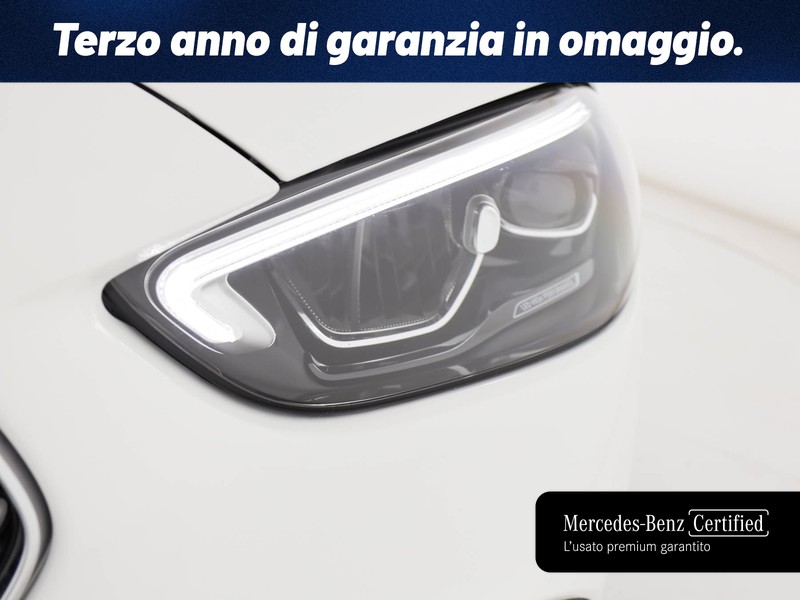 Mercedes Classe C Berlina 200 d mhev advanced auto ibrido bianco