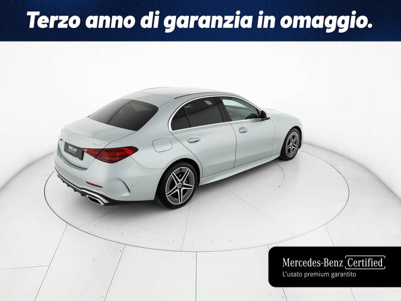 Mercedes Classe C Berlina 220 d mhev premium 4matic auto ibrido argento