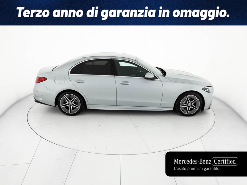 Mercedes Classe C Berlina 220 d mhev premium 4matic auto ibrido argento