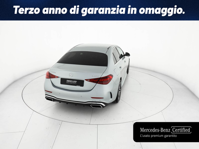 Mercedes Classe C Berlina 220 d mhev premium 4matic auto ibrido argento