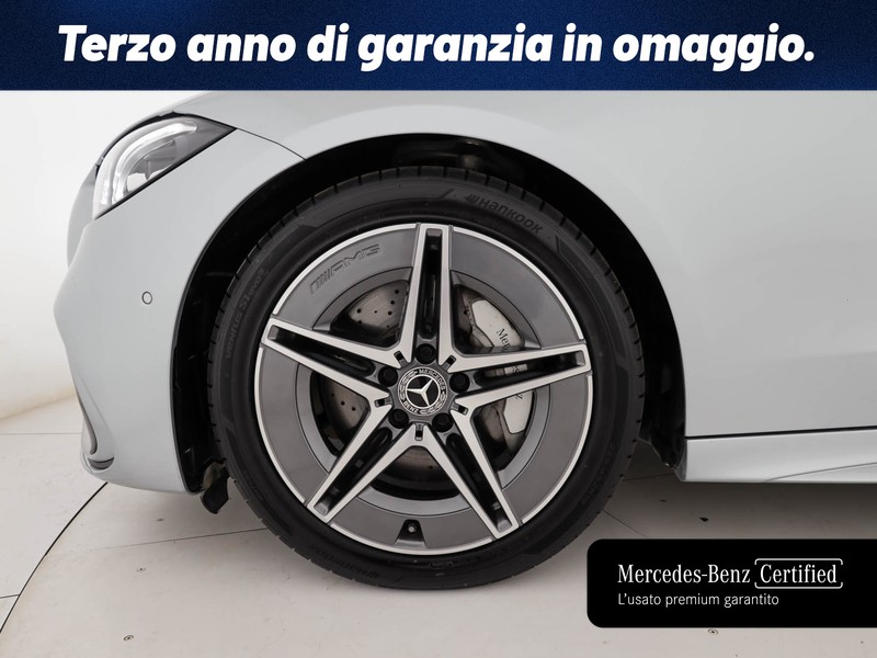 Mercedes Classe C Berlina 220 d mhev premium 4matic auto ibrido argento