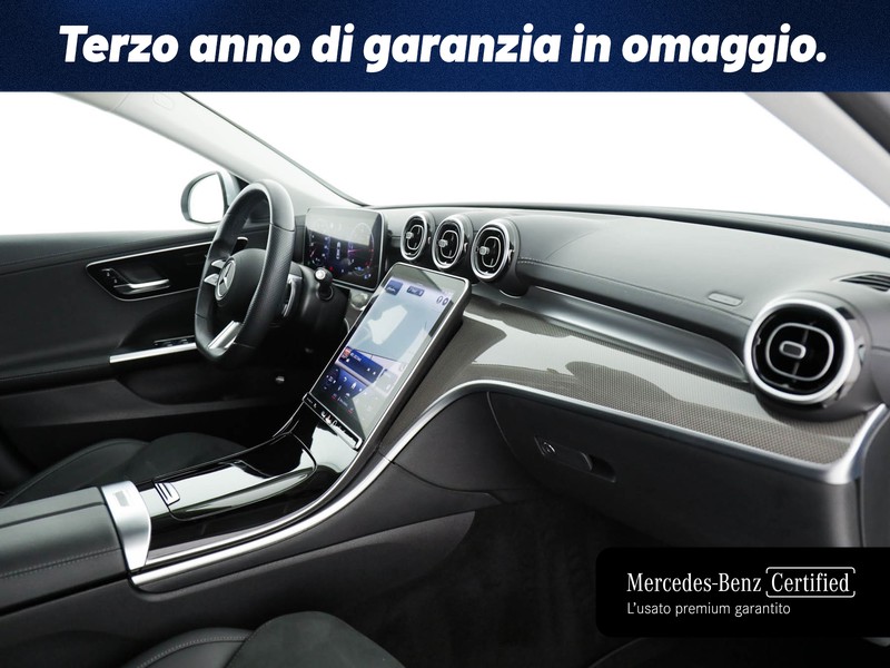 Mercedes Classe C Berlina 220 d mhev premium 4matic auto ibrido argento