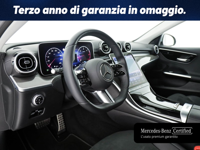 Mercedes Classe C Berlina 220 d mhev premium 4matic auto ibrido argento