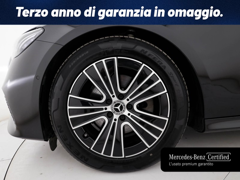Mercedes Classe E SW sw 200 d advanced auto ibrido nero