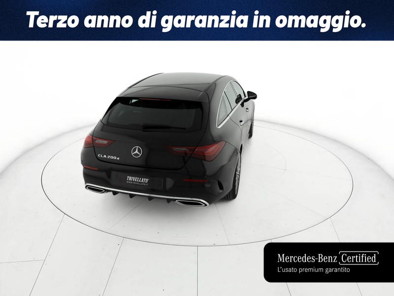 Mercedes CLA Shooting Brake  200 d amg line advanced plus auto diesel nero