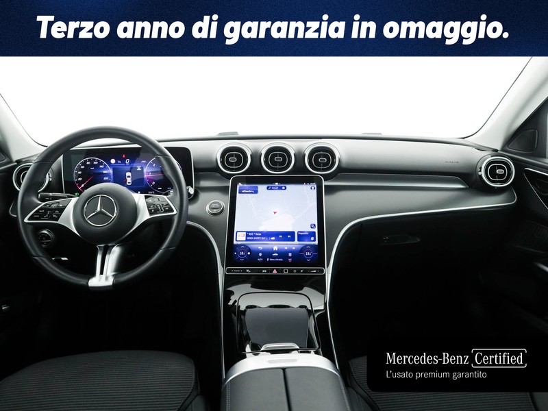 Mercedes Classe C Berlina 200 d mhev advanced auto ibrido grigio