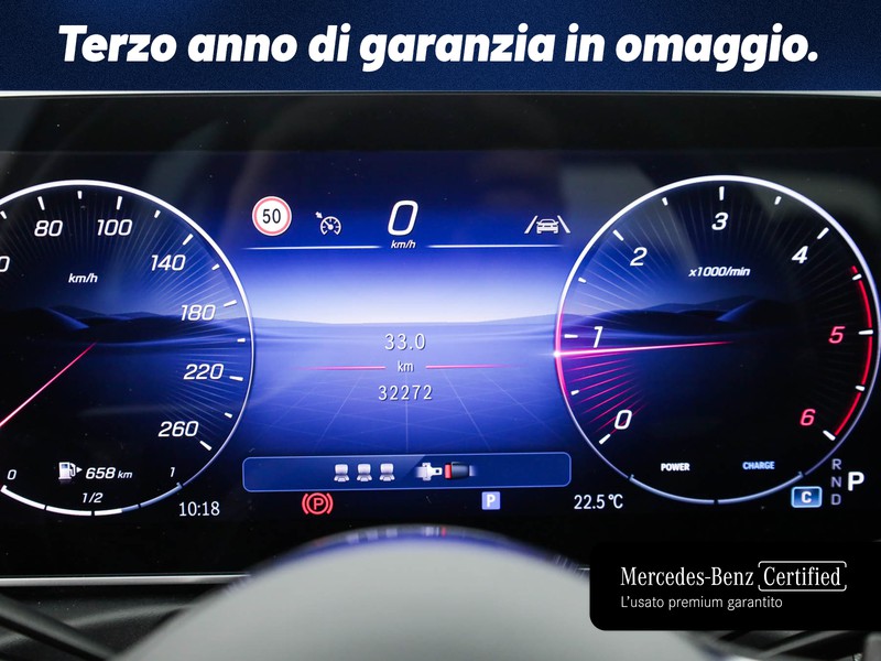 Mercedes Classe C Berlina 200 d mhev advanced auto ibrido grigio