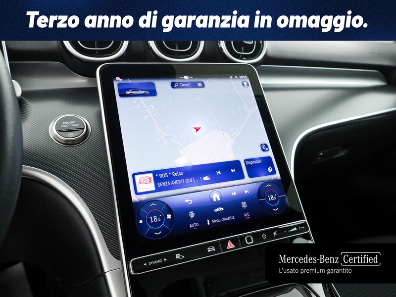 Mercedes Classe C Berlina 200 d mhev advanced auto ibrido grigio