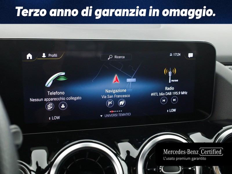 Mercedes GLA 200 d premium auto diesel bianco