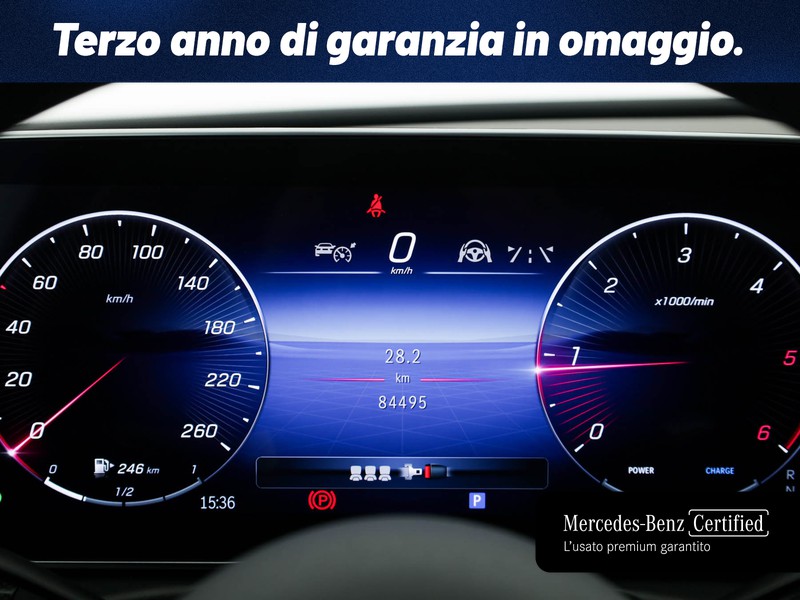 Mercedes Classe C Berlina 220 d mhev amg line advanced 4matic 197cv auto ibrido bianco