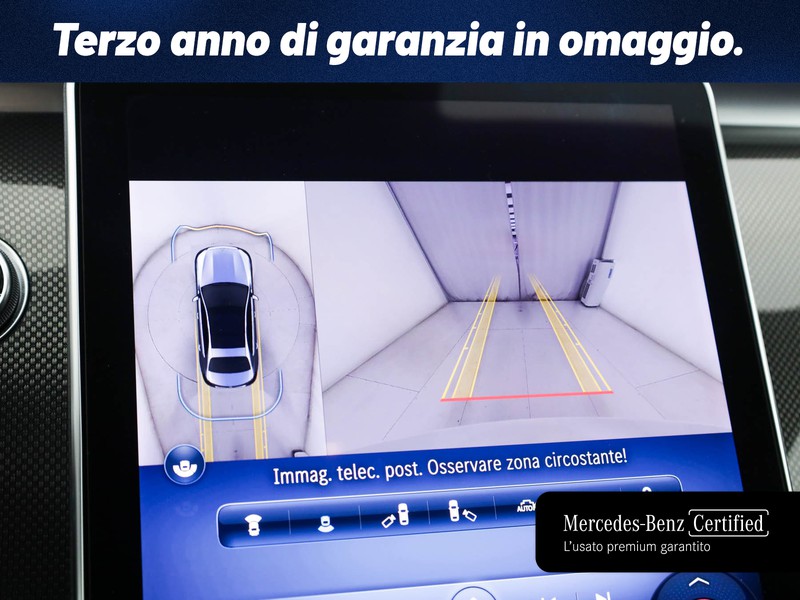 Mercedes Classe C Berlina 220 d mhev amg line advanced 4matic 197cv auto ibrido bianco