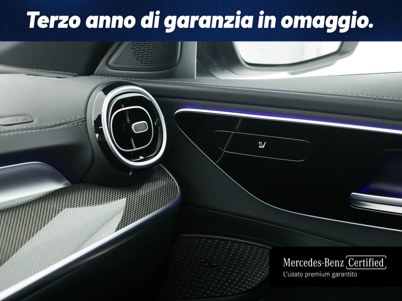 Mercedes Classe C Berlina 220 d mhev amg line advanced 4matic 197cv auto ibrido bianco