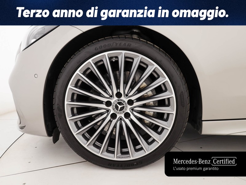 Mercedes Classe C SW sw 220 d mhev premium plus auto ibrido argento