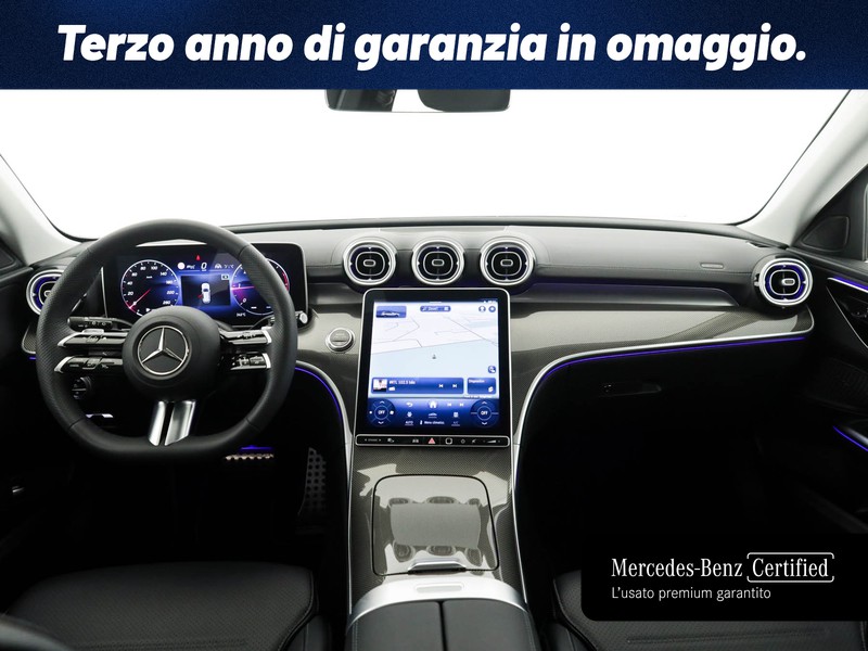 Mercedes Classe C SW sw 220 d mhev premium plus auto ibrido argento