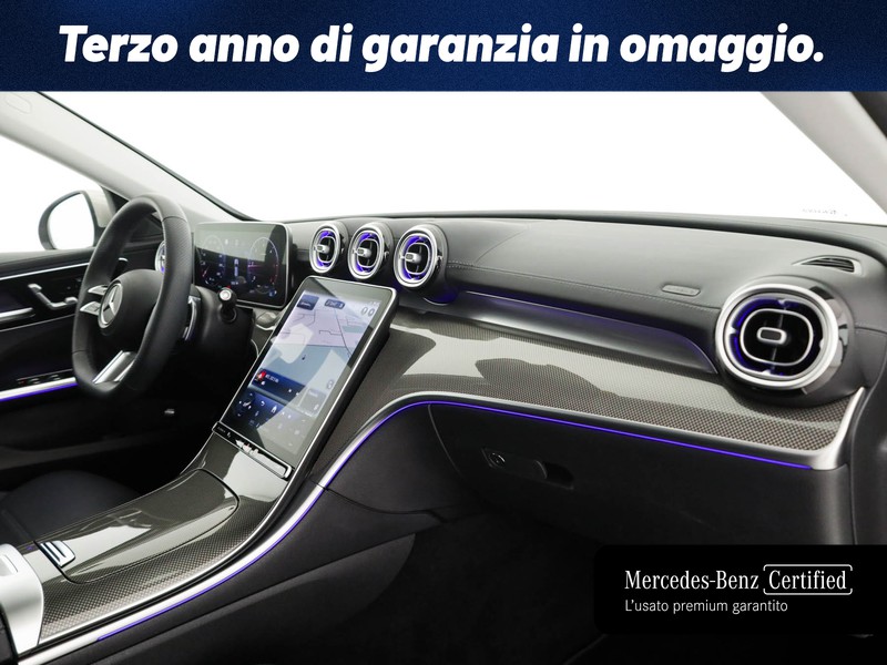 Mercedes Classe C SW sw 220 d mhev premium plus auto ibrido argento
