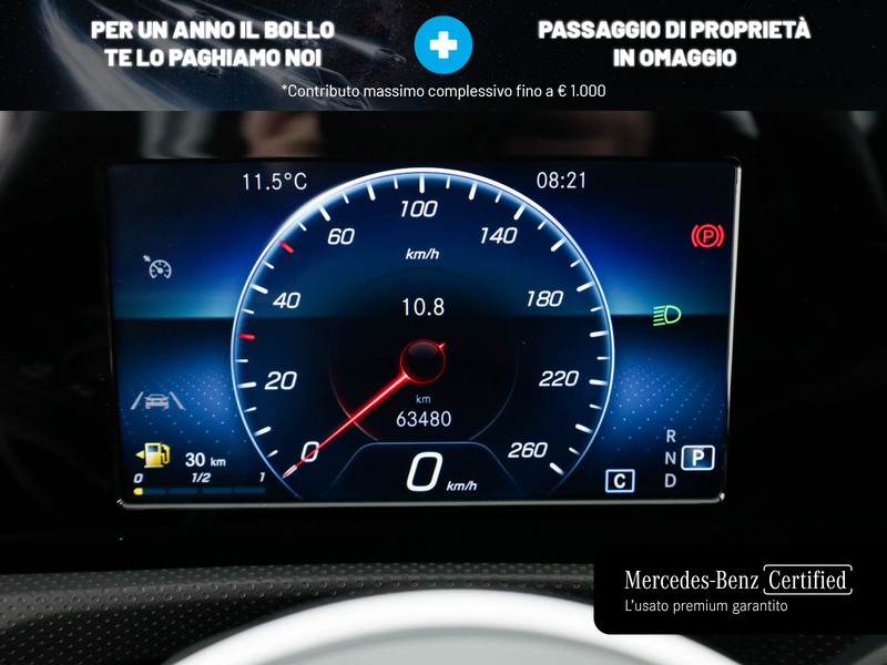 Mercedes Classe A 180 d sport auto diesel grigio
