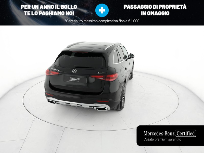 Mercedes GLC 200 d advanced 4matic auto ibrido nero