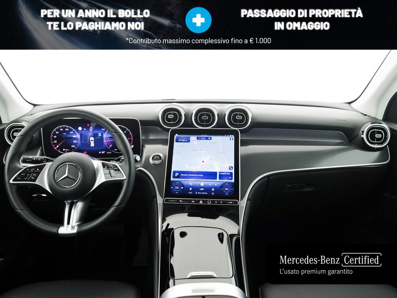 Mercedes GLC 200 d advanced 4matic auto ibrido nero